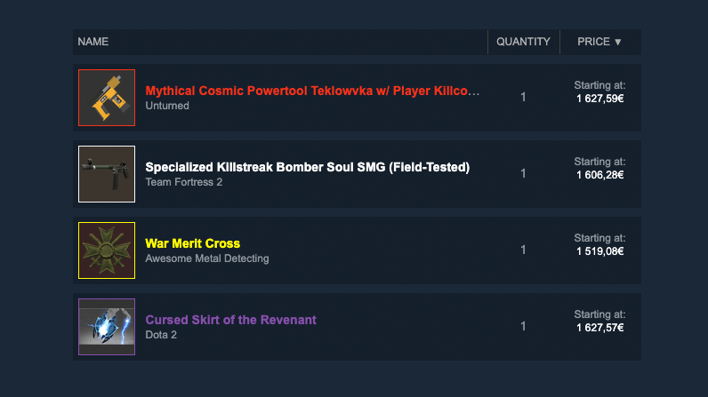 Steam Community Market Steam Community Market