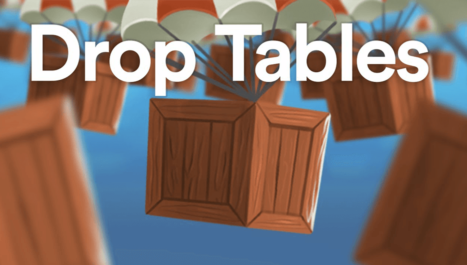 How to add Drop Tables to your Unity game