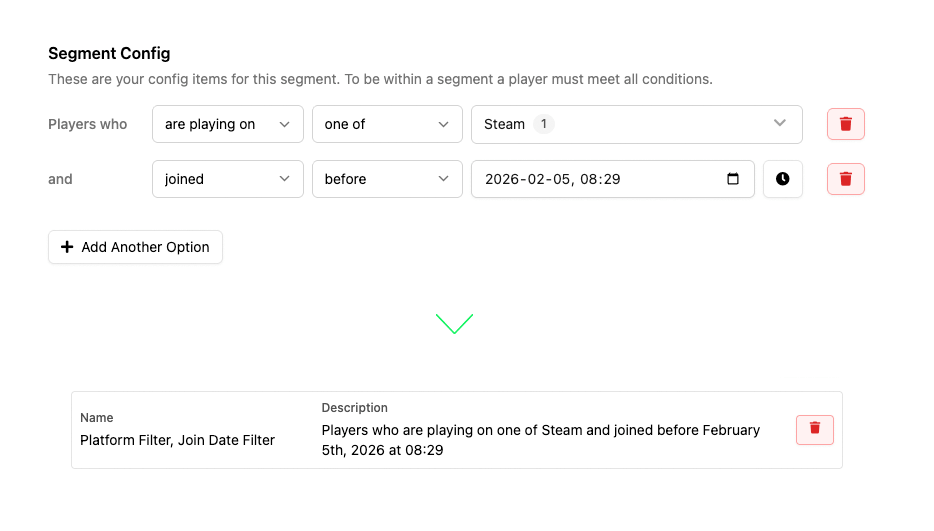 Broadcast Segments Improvements